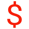 icons8 dollar sign 96